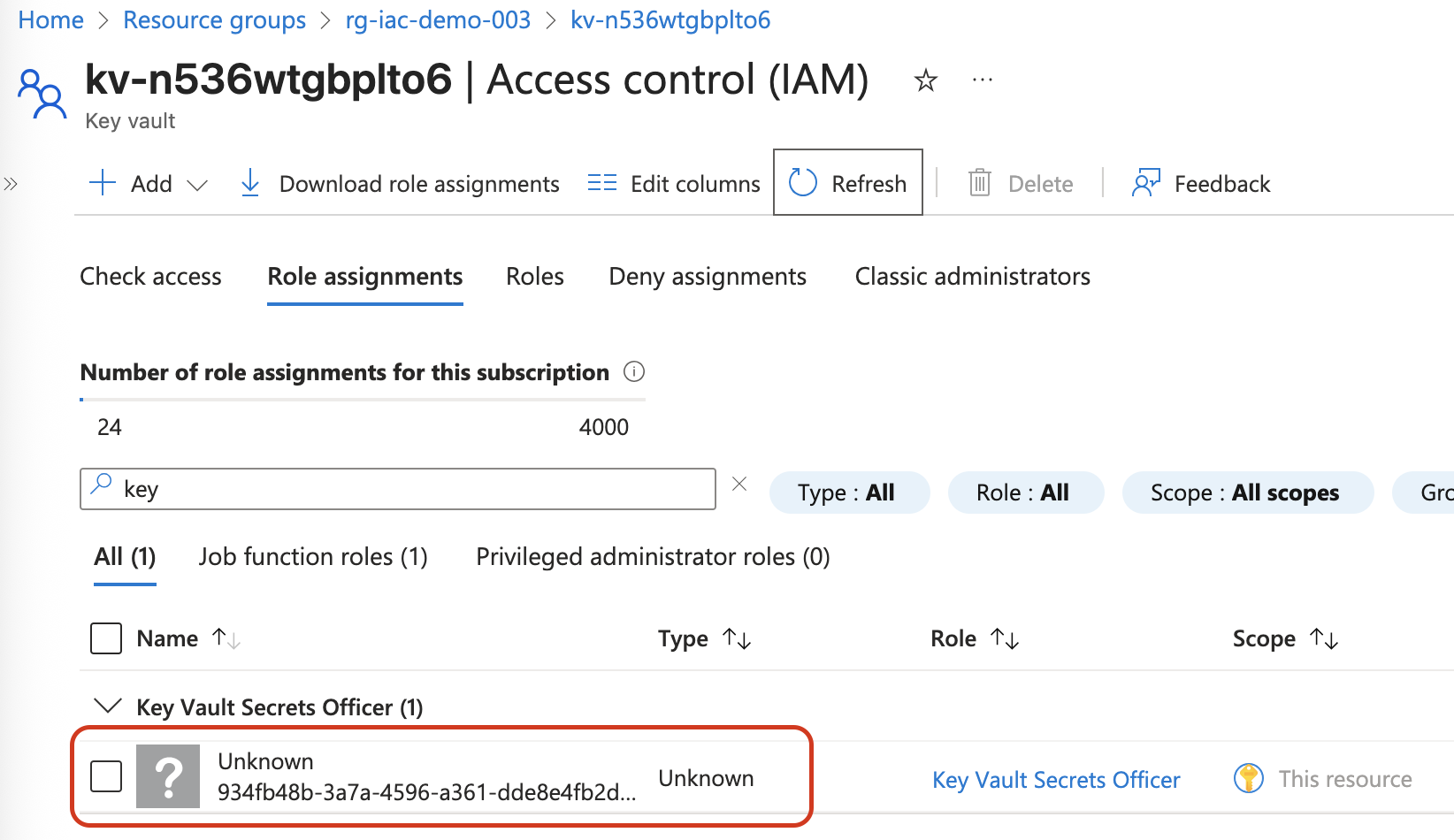 image from Cleaning Up Azure Role Assignments with Deployment Stacks